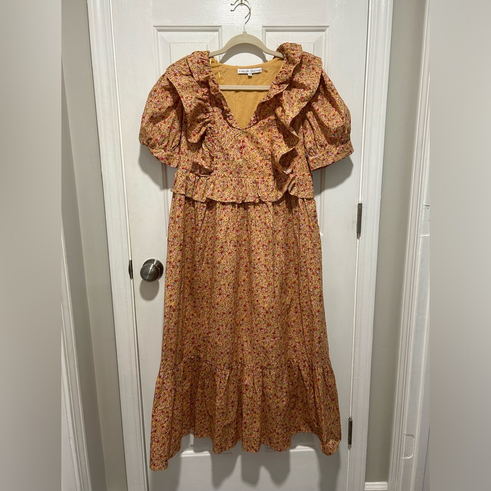 English Factory Floral Midi/Maxi Dress Size Medium